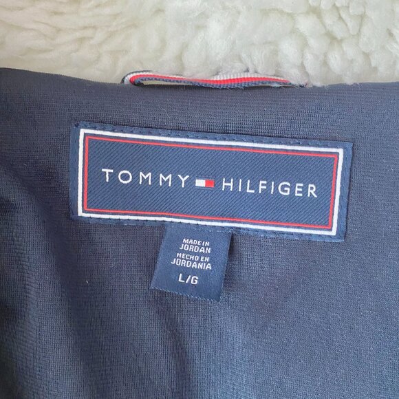 Tommy Hilfiger - White Faux Shearling Winter Zip-Up Jacket - Picture 12 of 13
